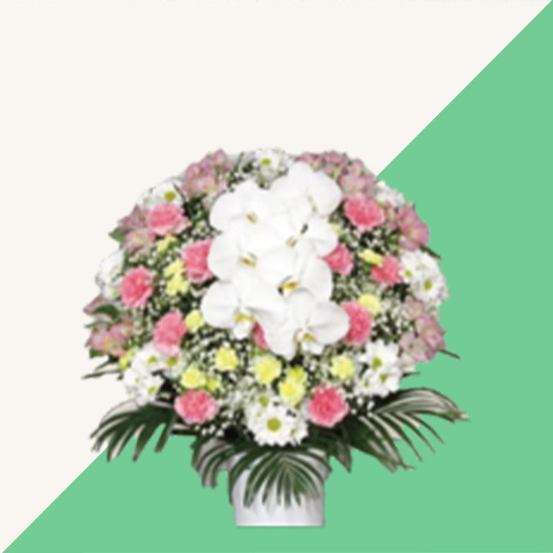 ファミリーホール船橋、供花のご案内・洋花（ピンク）16,500円